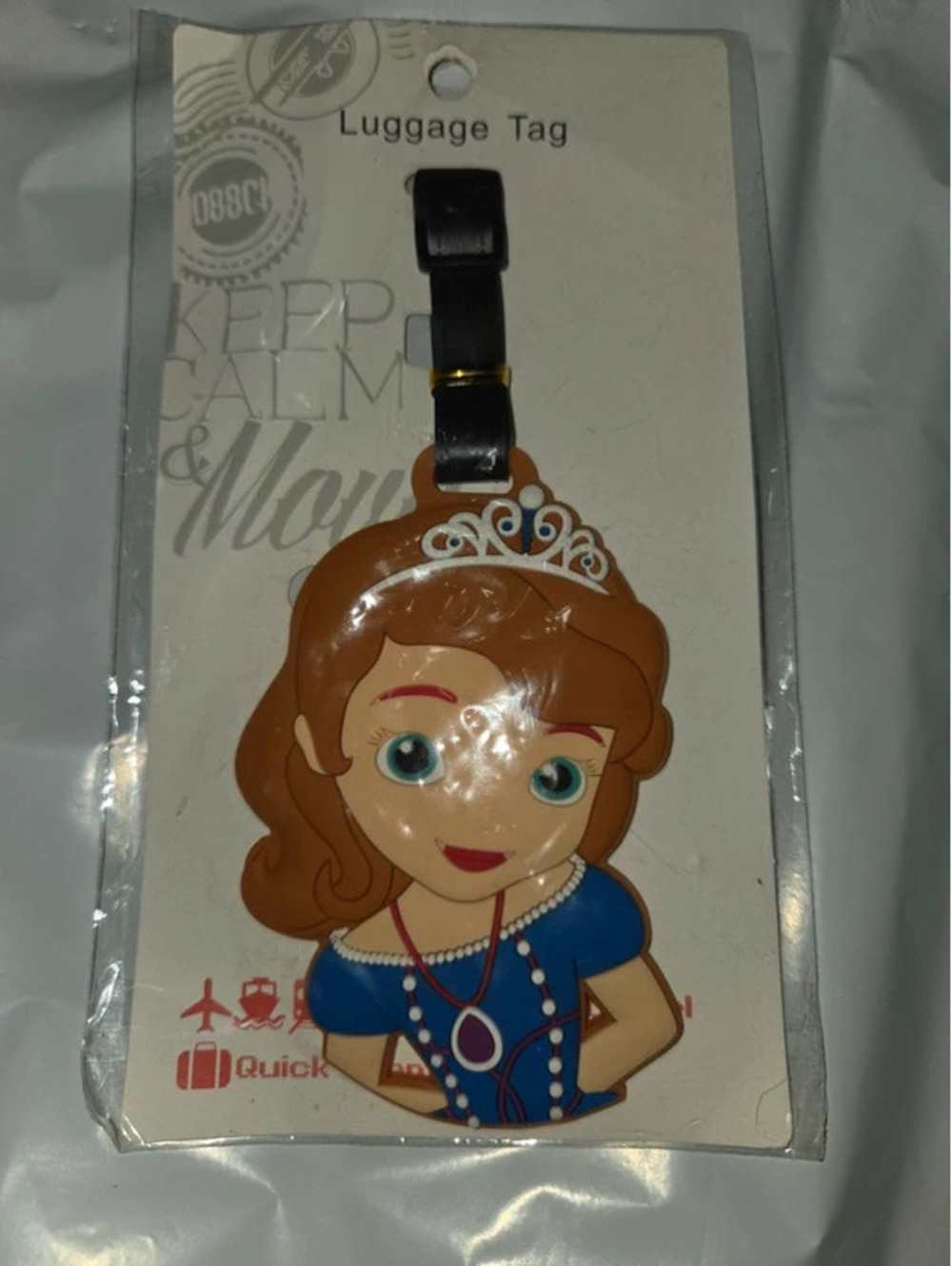 Princess  luggage tag